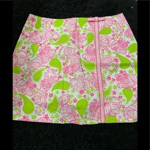 Patterned skort